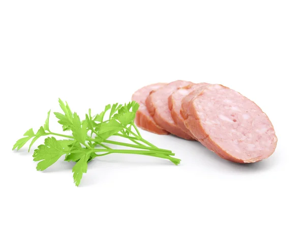 stock image Sausage, parsley