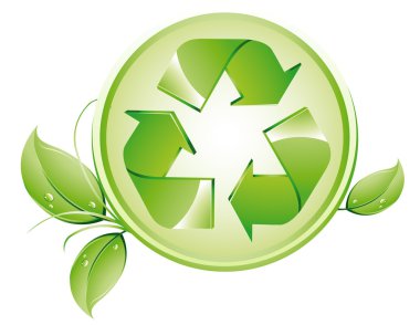 Recycling logo clipart