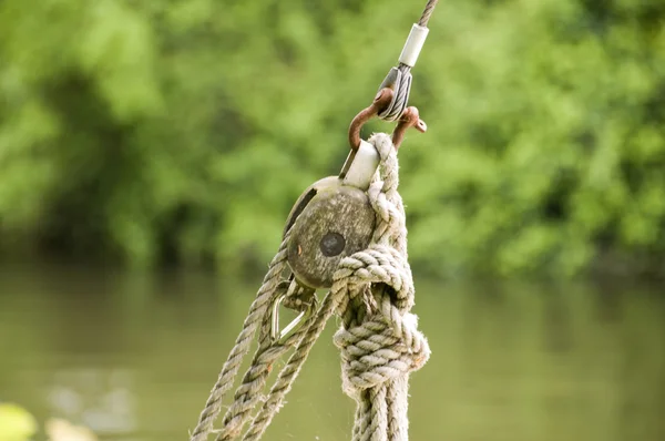 stock image Rope pully