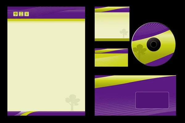 Violette Vorlage Hintergrund — Stockvektor