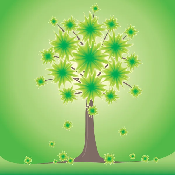Ανθοφόρο δένδρο — Διανυσματικό Αρχείο