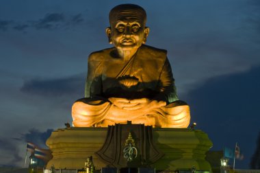 Luang Pho Tuad,image of monk in Hua Hin Thailand clipart