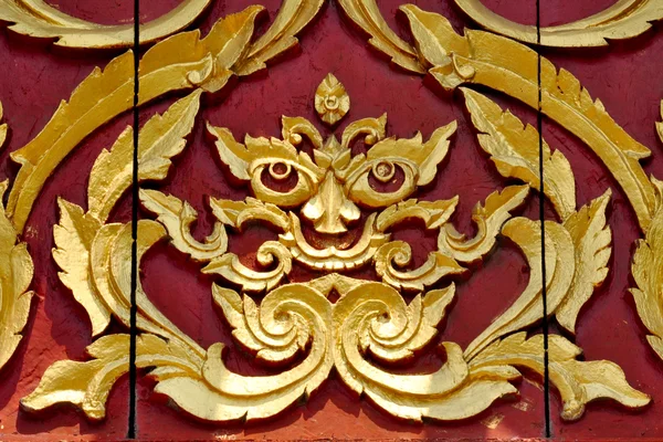 Tajskiej sztuki w świątyni — Zdjęcie stockowe