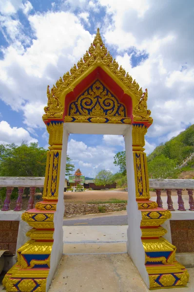 Thaise tempel deur — Stockfoto