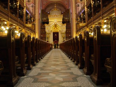 Sinagogue in Prague clipart