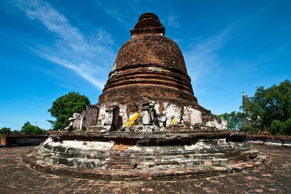 Die Pagode am wat maheyong, ayutthaya — Stockfoto