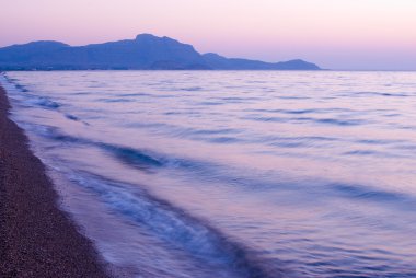 Kumsalda gün batımı