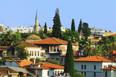 Antalya'da eski şehir. Türkiye