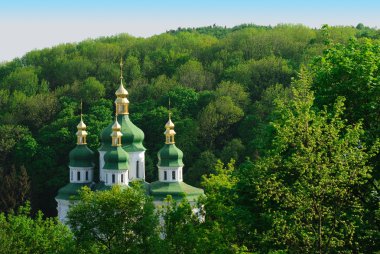 Vidubichi monastery, Kiev, Ukraine clipart