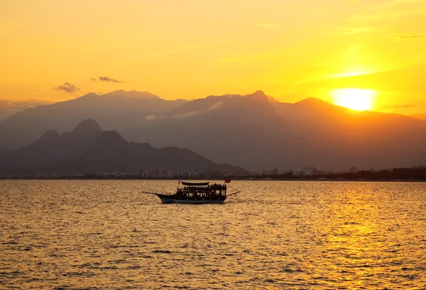 stock image Colourful turkish sunset