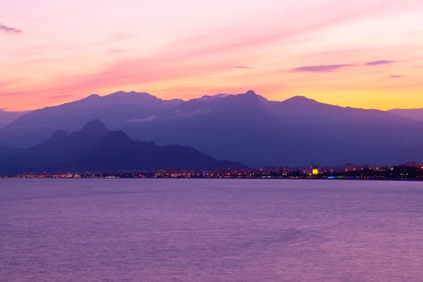 Stock image Colourful turkish sunset