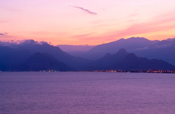 stock image Colourful turkish sunset