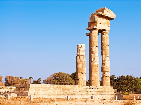 stock image Acropolis in Rhodes Island