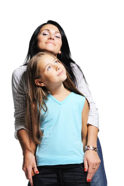 Jonge moeder met dochter — Stockfoto
