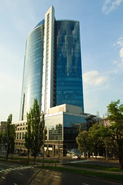 Centrum biznesowe w Kijowie, Ukraina — Zdjęcie stockowe