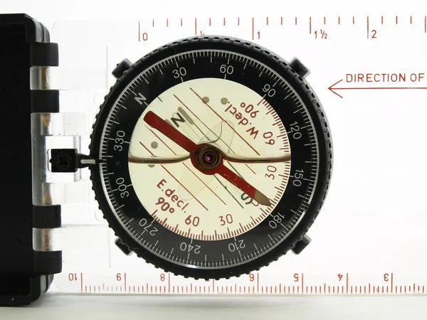 Illuminated Compass — Stock Photo, Image