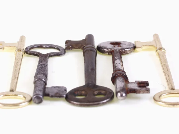 Old Keys, angled — Stock Photo, Image