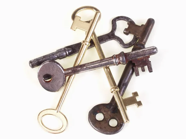 오래 된 열쇠의 가치 — 스톡 사진