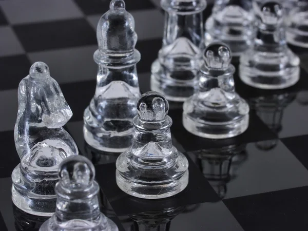 Šachové figurky Stock Fotografie