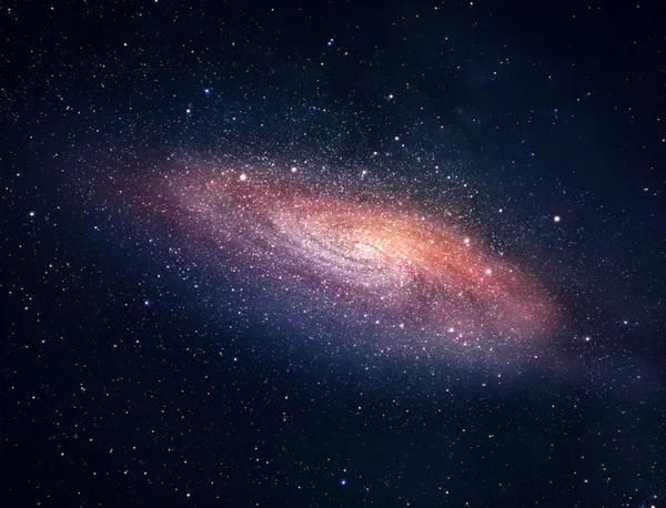 Entfernte Galaxie Stockbild