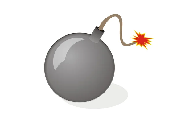 Bombe noire — Image vectorielle
