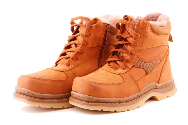Man bruin boot — Stockfoto