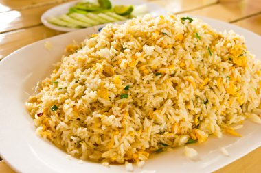 Crab fired rice clipart