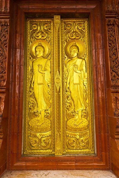 stock image Thai Temple door