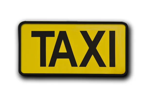 Taxi Sigh — Stock Photo, Image