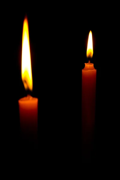 2 촛불 — 스톡 사진