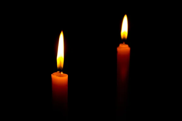 Two Candle — Stock Photo, Image
