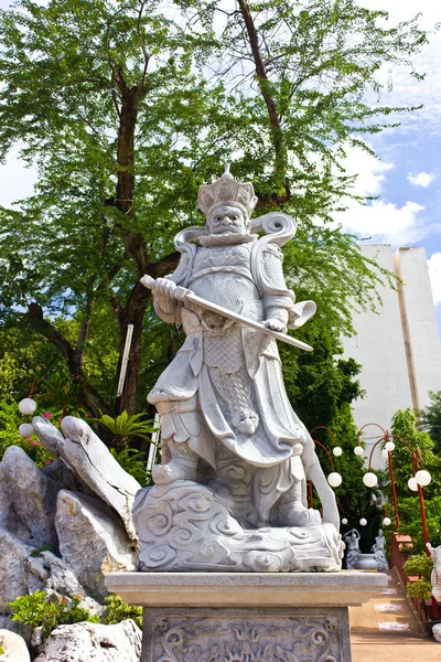 Estátua de guerreiro chinês — Fotografia de Stock