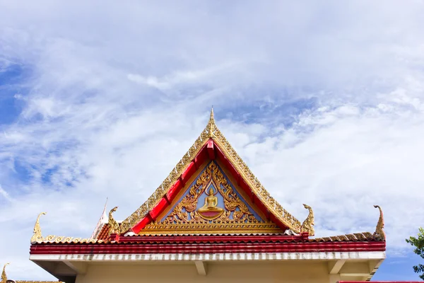 Thaise tempel dak — Stockfoto