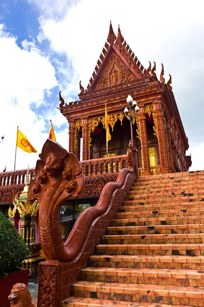 Chiesa tempio thailandese — Foto Stock