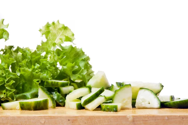 Fresh ingredients for a salad — Stock Photo, Image