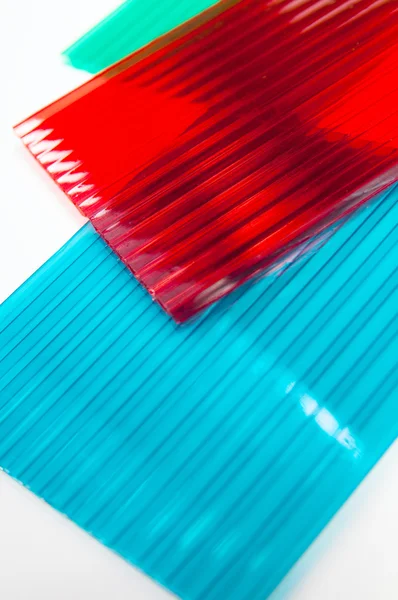 Polycarbonate sheets — Stock Photo, Image