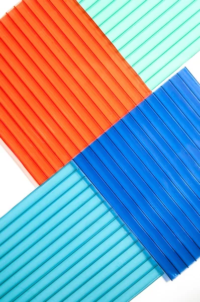 Polycarbonate sheets — Stock Photo, Image