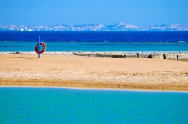 hayat şamandıra Mısır beach üzerinde