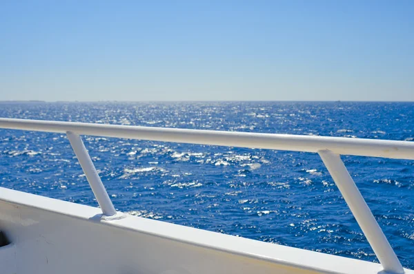 stock image View from the board of the yacht
