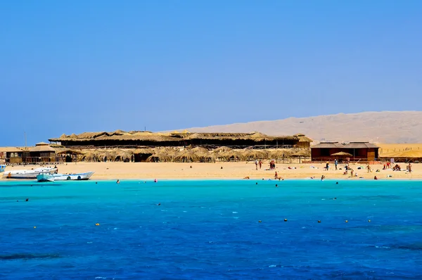 エジプト島ギフトゥン、th のデッキからの hurgada の表示します。 — ストック写真