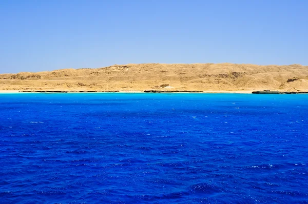 エジプト島ギフトゥン、th のデッキからの hurgada の表示します。 — ストック写真