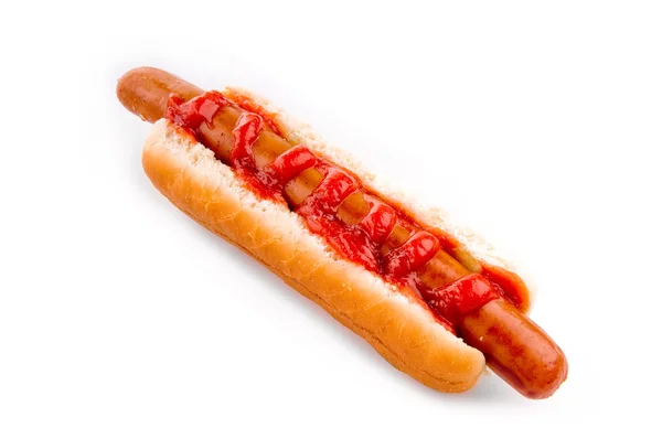 Hotdog classique au ketchup — Photo