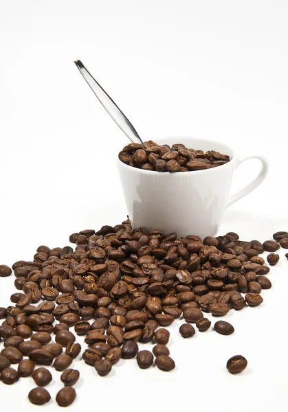 stock image Full cup of coffee grain