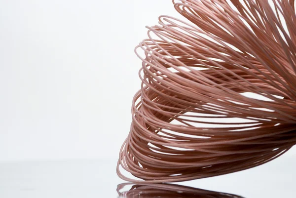 Skein de cable de cobre recubierto —  Fotos de Stock