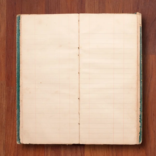 Open blank page note book — Stock Photo, Image