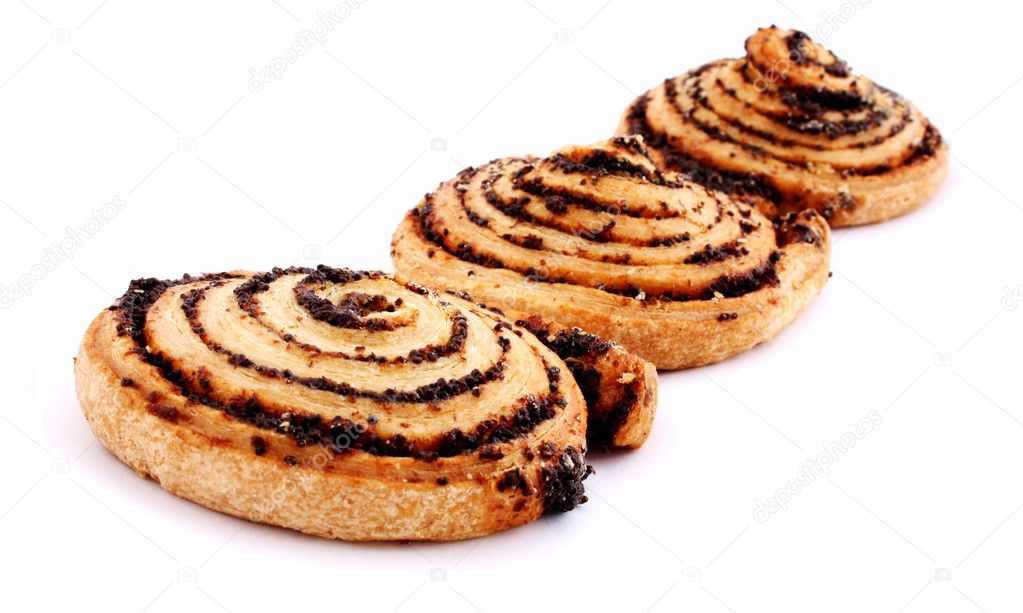 Cookies with poppy seeds for tea