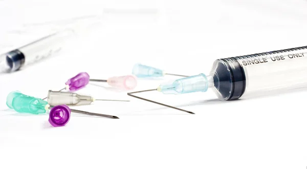 Syringe and needle2 — Stock Photo, Image