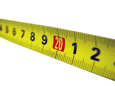 Direct measuring tape clipart