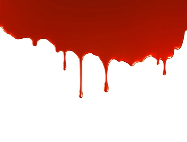 Red Paint Pouring — Stock Photo, Image