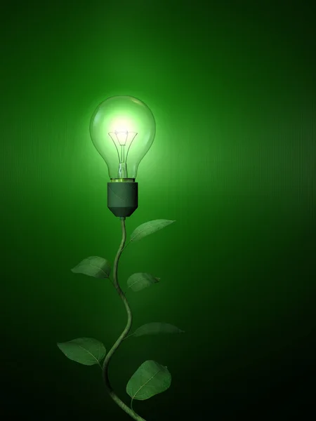 Концепция зеленой энергии — стоковое фото